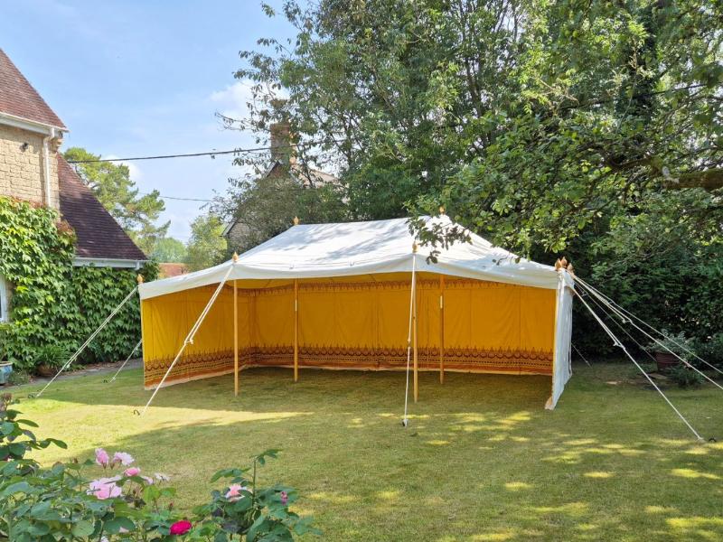 tent bazaar Bazaar Tent 22 x 12ft (Wooden Poles)