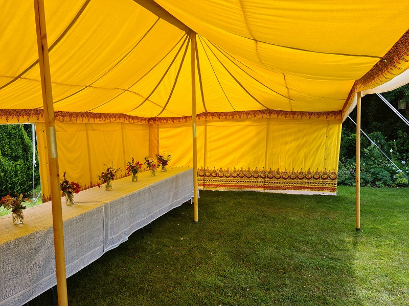 Bazaar Tent  22 x 12ft (Wooden Poles) - In stock by April 2024