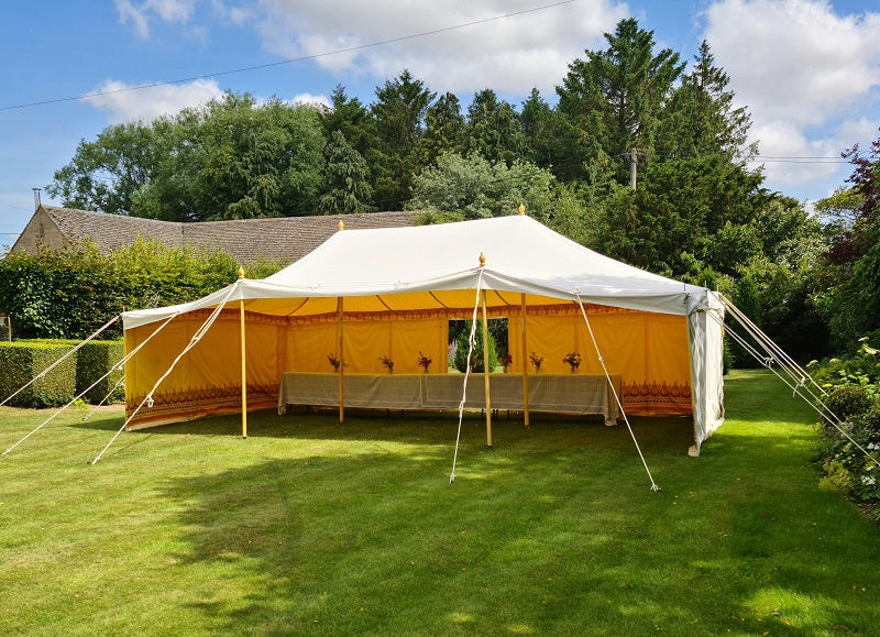 Bazaar Tent  22 x 12ft (Wooden Poles) - In stock by April 2024